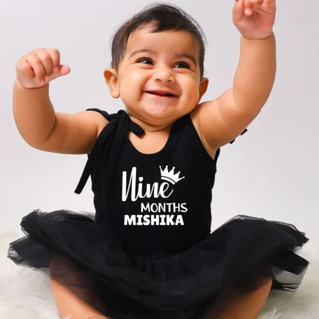 Nine Months Tutu Onesie Dress