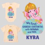 My First Ganesh Chaturthi With Mumma & Papa Outfit