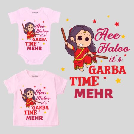 Girl Aee Haloo It's Garba Time Outfit