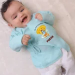 My First Dusshera Blue Kurta With Personalized Name