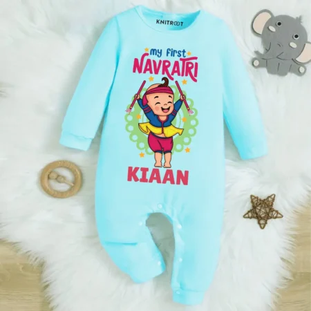 My First Navratri Dandiya Jumsuit