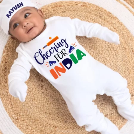 Cheering For India Jumpsuit Set