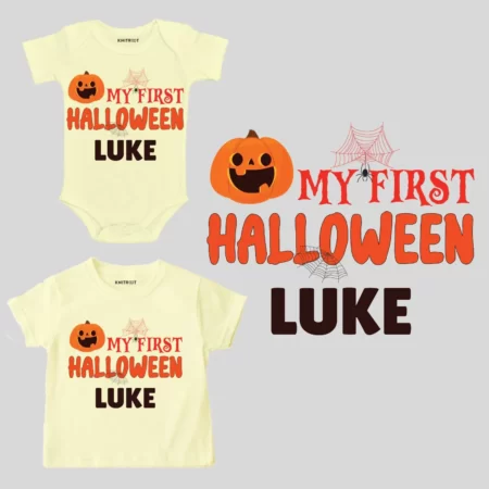 Orange Happy Halloween Outfit