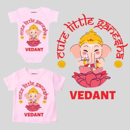 Cute Little Ganesha Onesie & T-shirt Outfit