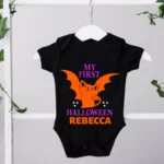 My First Halloween Black Onesie Outfit