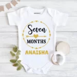 Circle Seven Months Onesie