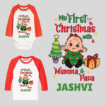 My First Christmas with Mumma and papa Outfit