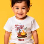 Balle Balle It's Lohri Day Onesie & Tshirt Outfit