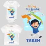 It's My First Republic Day Onesie & T-shirt Outfit For Kids