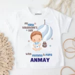 Valentine With Mumma & Papa Onesie & T-shirt