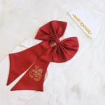 Customised Name On Cap Bow Wrap For Babies