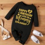 Happy1st Birthday With Me Mommy Jumpsuit Outfit