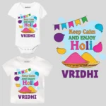 Keep Calm And Enjoy Holi Onesie Or T-shirt Outfit
