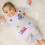 My First Holi White Kurta Pajama
