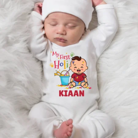 my first holi jumpsuit outfit