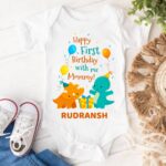 Happy First Birthday With Me Mommy Onesie Or T-shirt