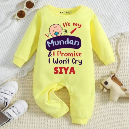 It's My Mundan Day Jumpsuit Outfit