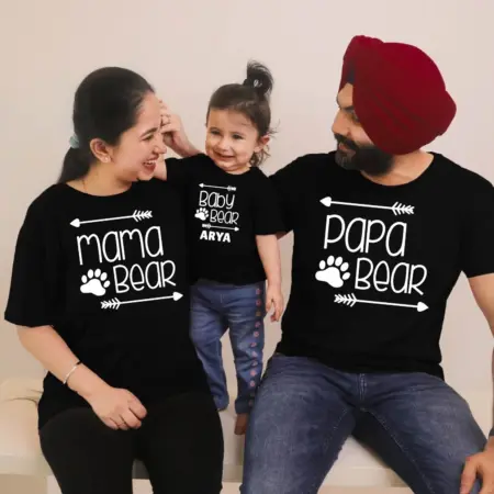Bear Family Combo T-shirt (Mama, Papa & Baby)