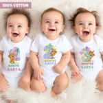 Teddy Monthly Onesie Combo