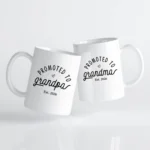 Promoted To Grandpa & Grandma Mug Combo