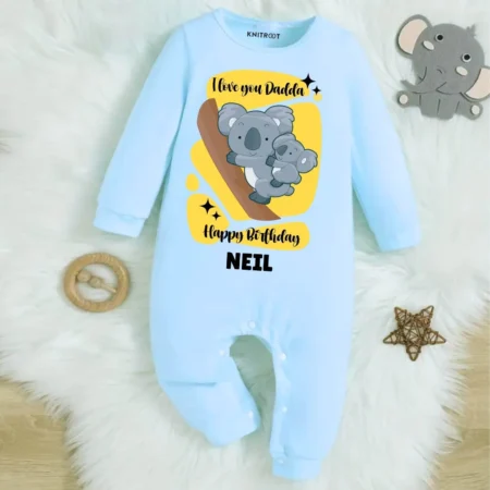 I Love You Dadda Happy Birthday Jumpsuit Outfit