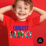 Red Coolest Bro T-shirt Outfit
