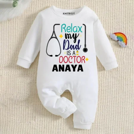 Relax My Dad Is A Doctor Jumpsuit