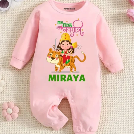 My First Navratri jumpsuit