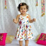 Firecracker Halter Neck Frock for Girls
