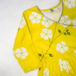yellow kurti for women