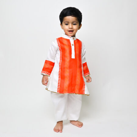 White Kurta And Pajama Set