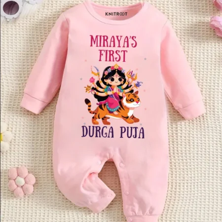 First Durga Puja Jumpsuit