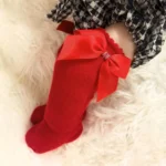 Elegant Red Stockings For Babies