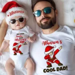 Custom Name Combo Outfit For Daddy and Kid