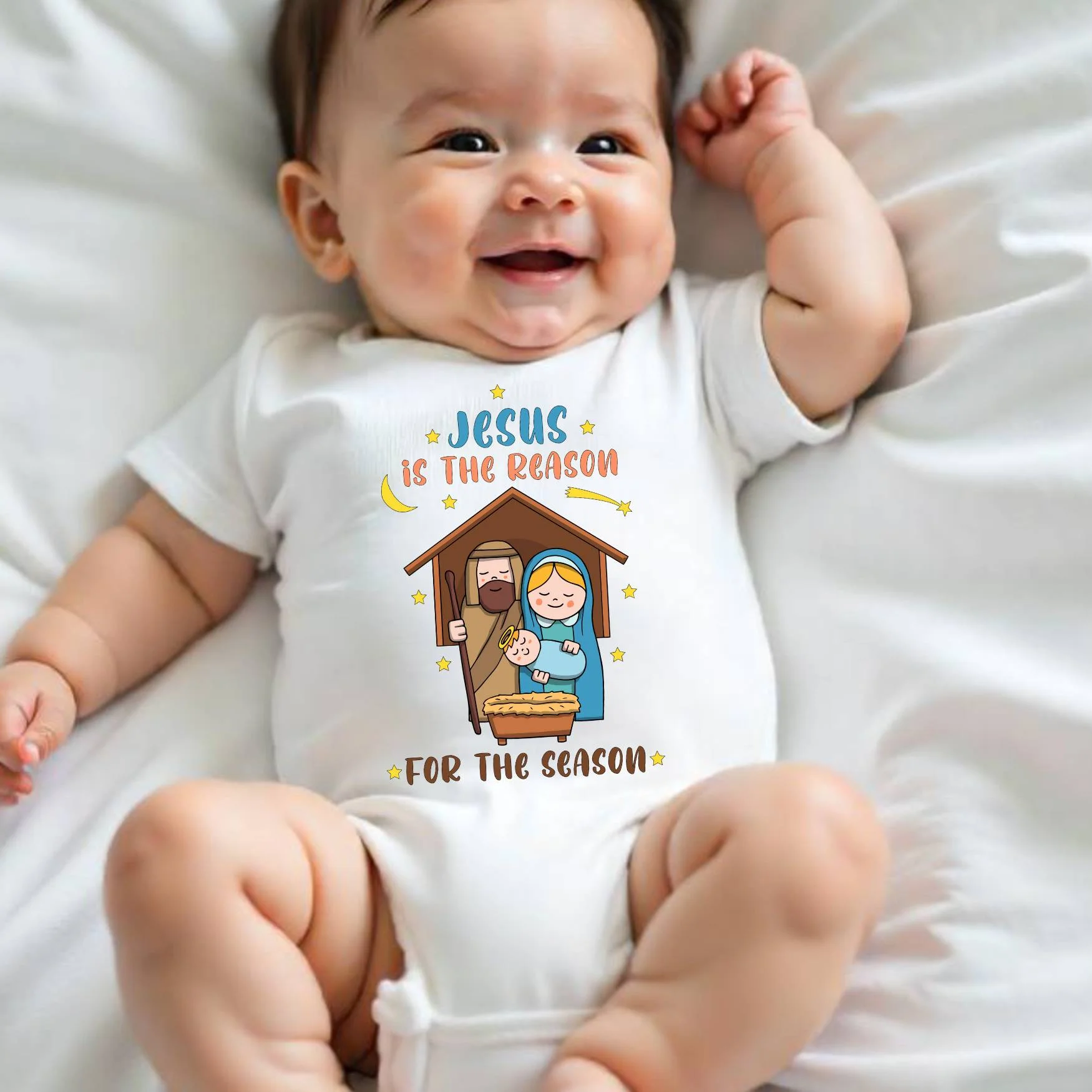 Jesus Is The Reason Tshirt and Onesie for Baby Jesus Is The Reason Tshirt and Onesie for Baby