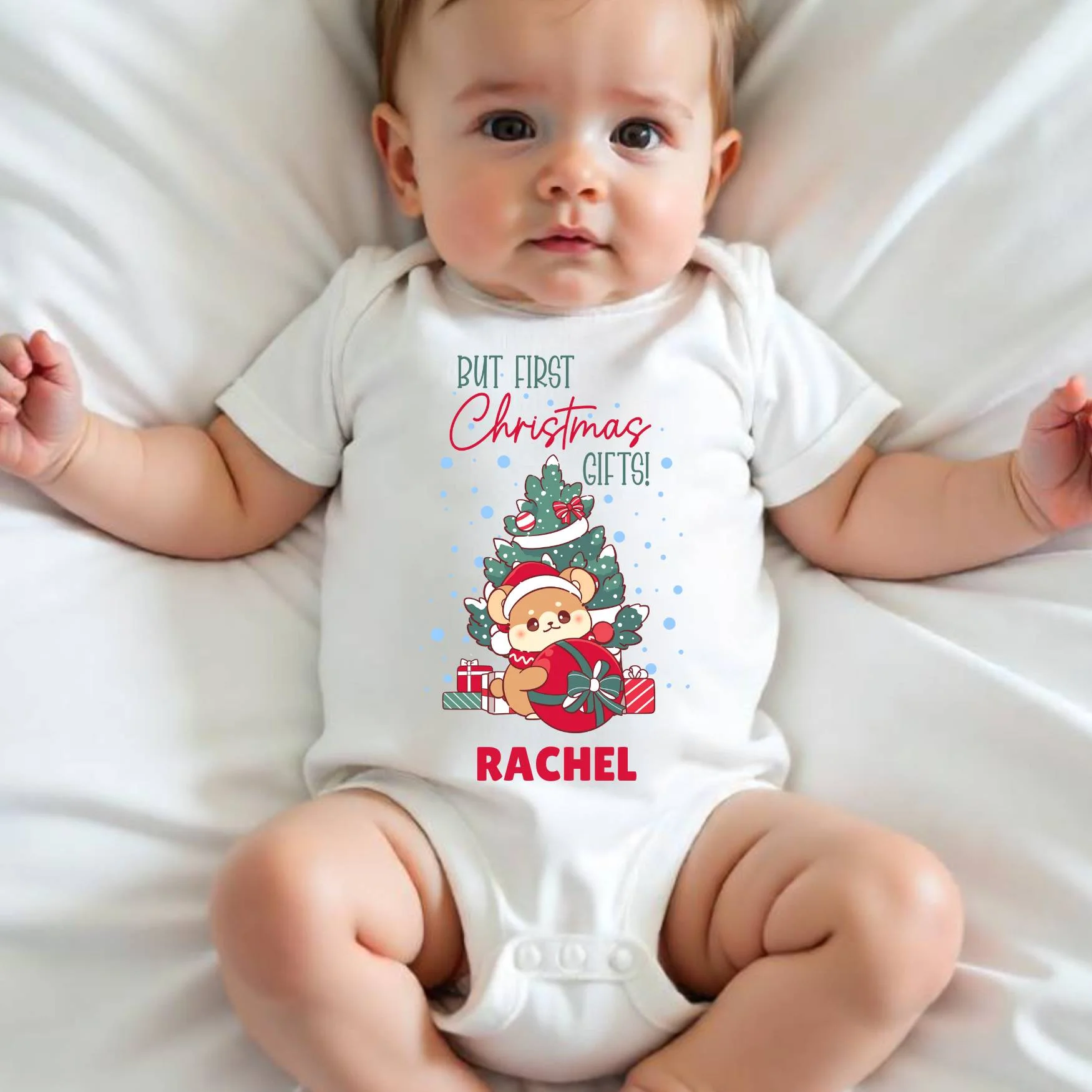 But First Christmas Gifts Tshirt and Onesie for Baby But First Christmas Gifts Tshirt and Onesie for Baby