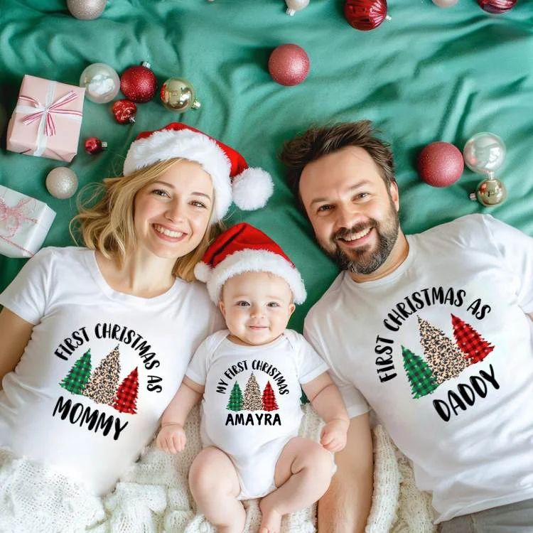 First Family Christmas Combo Outfit First Family Christmas Combo Outfit