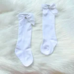 Elegant White Stockings For Babies