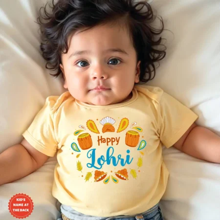 Happy Lohri Outfit For Kids