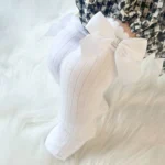 Elegant White Stockings For Babies