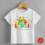 Colorful Happy Lohri Onesie Or T-shirt
