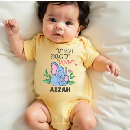 My Heart Belongs To Mommy ! Cute Outfit For Babies