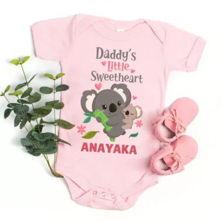 Daddy's Little Sweetheart Baby Outfit
