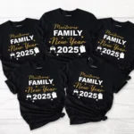 Family's New Year 2025 T-shirt For Adult