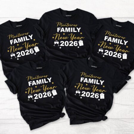 Family's New Year 2026 T-shirt For Adult