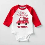 Tiny Valentine Raglan Baby Outfit