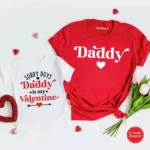 Sorry Boys Daddy Is My Valentine Combo Outfit