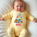 My First Holi Jumpsuit Outfit For Babies