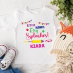 Little Hand Big Splashes! Onesie Or T-shirt