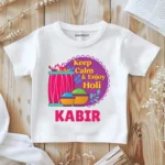 Keep Calm & Enjoy Holi Oneise Or T-shirt